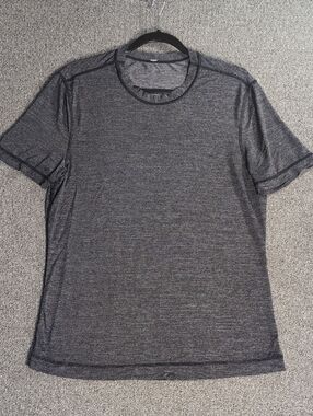 Lululemon Reversible Sprint Shirt Ultra-thin T-shirt Size Medium • Heather Gray